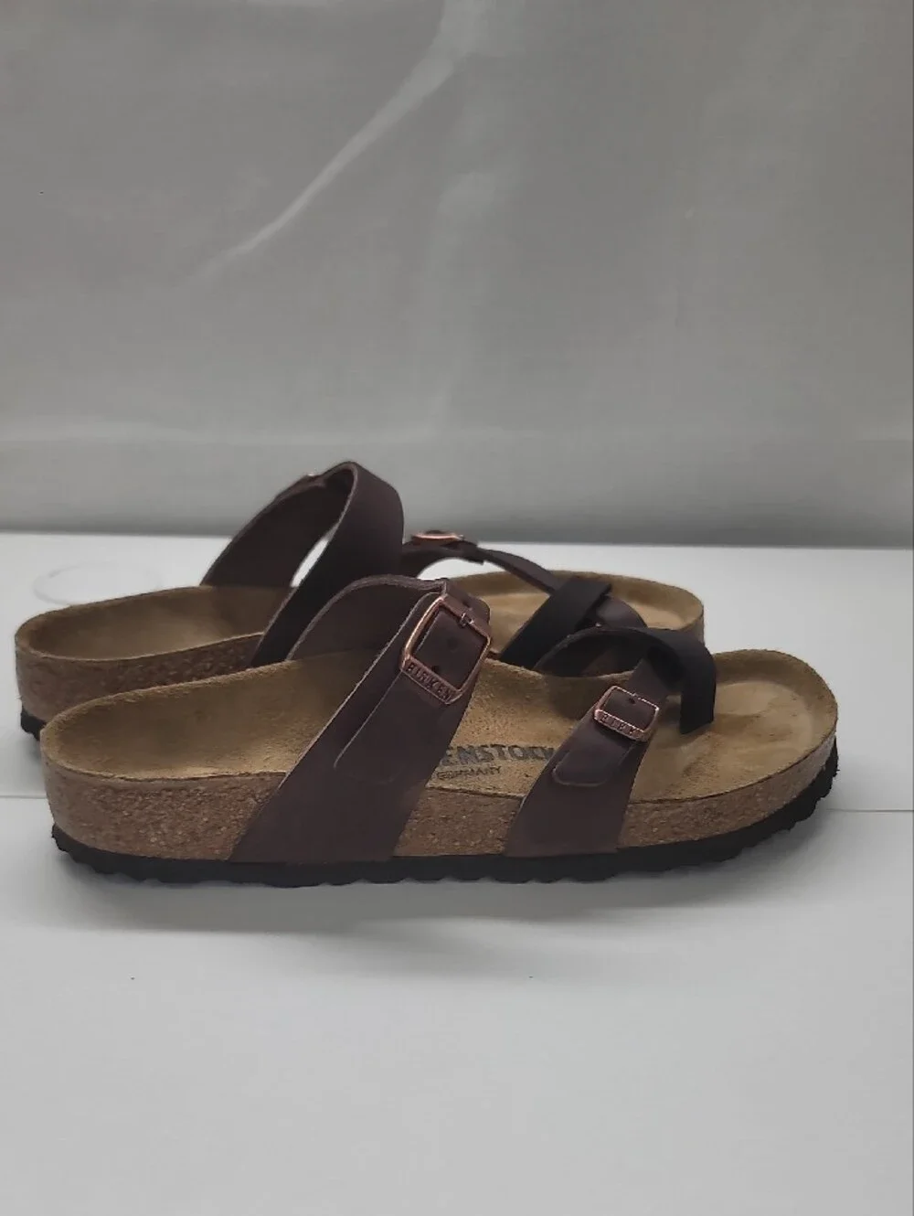 Birkenstock Mayari Oiled Leather Sandals Size 7